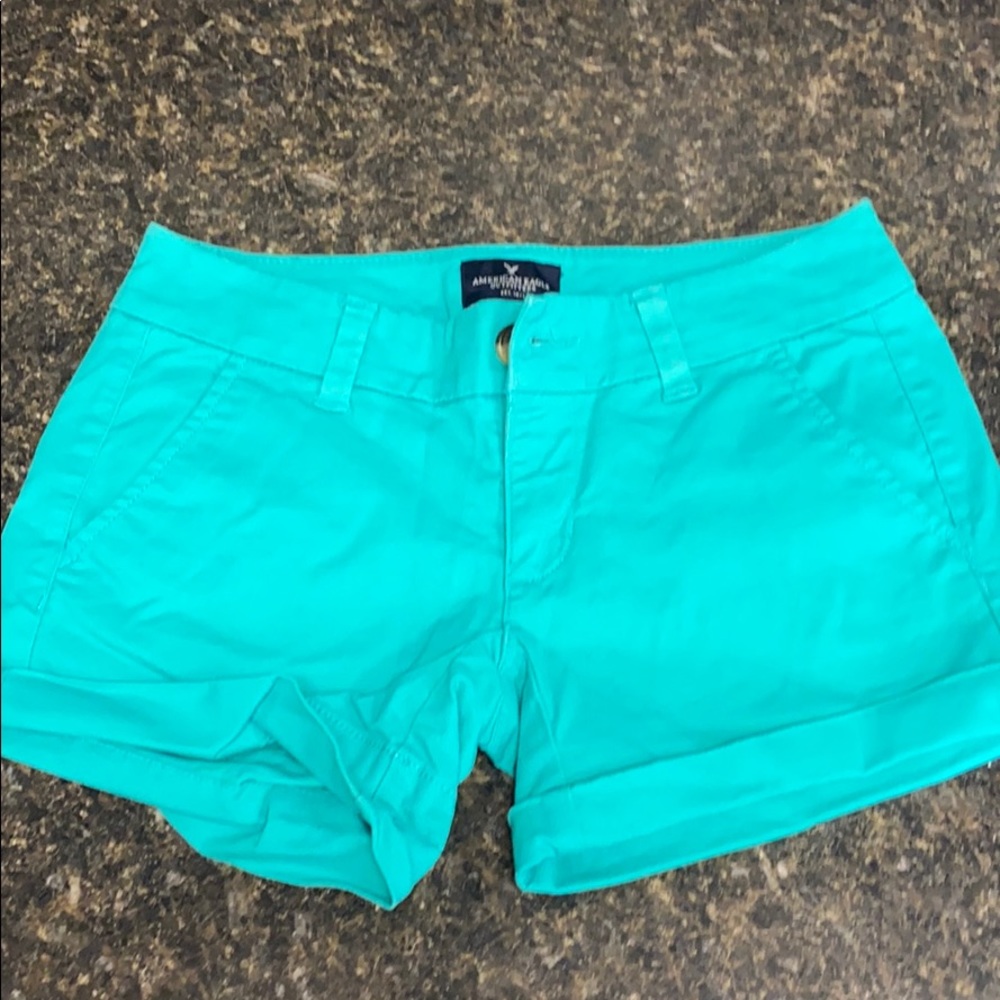 NWOT- American Eagle Teal Shorts